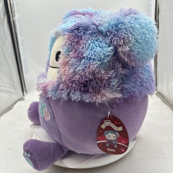 Squishmallow Eden Bigfoot 16" Valentines Day Gift Purple Plush Kids Toy Stuffed - Picture 2 of 7